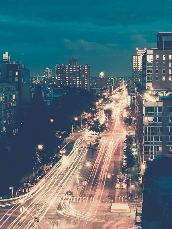 Main Road with Cars
